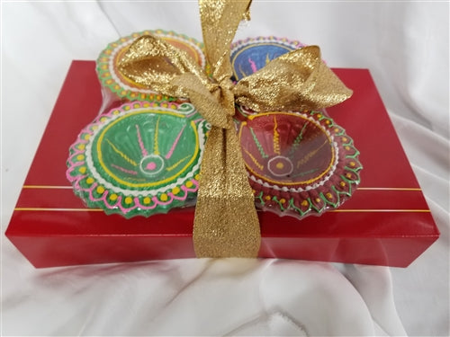 Diwali Special 24 Pc Sweets Box with Diya Set