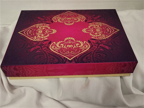 1lb Dark Pink & Gold Mix Sweets Gift Box