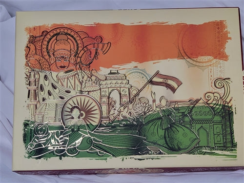 2lb Indian Flag Mix Sweets Gift Box