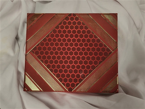 1lb Red & Gold Stripe Mix Sweets Gift Box