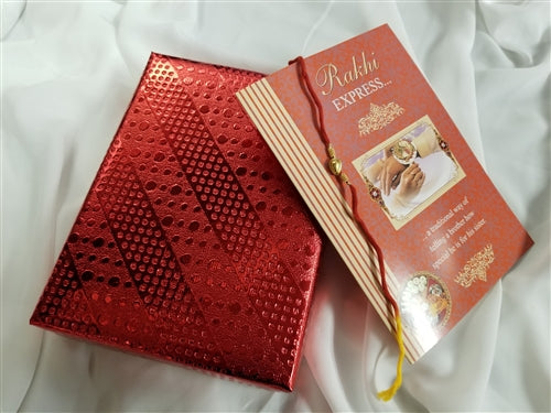 Rakhi 1LB Red Foil Gift Box