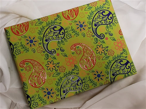 Diwali Special 1lb Mix Sweets     Green Paisley Gift Box