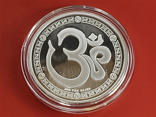 1 Oz Pure Silver 999 Coin - Ganesha