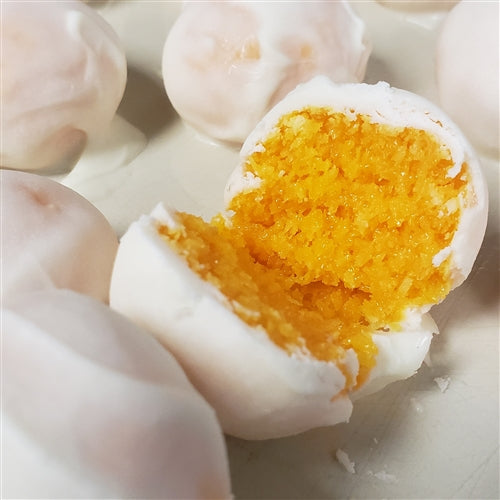 White Chocolate Mango Coconut Rolls