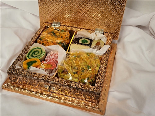 Copper Metal Trim Gift Box - Sweets & Spicy Mix