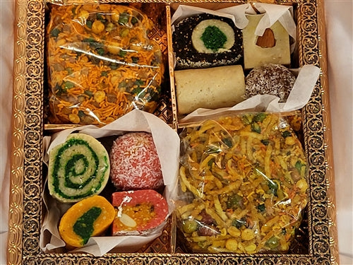 Copper Metal Trim Gift Box - Sweets & Spicy Mix
