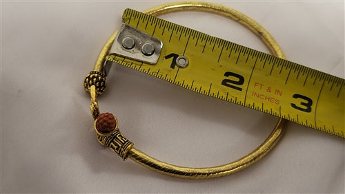 Premium Rakhi Large Gold Bracelet with card