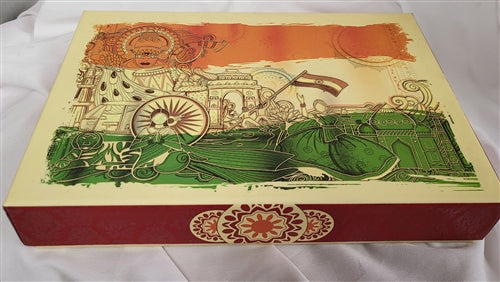 Rakhi 2lb Indian Flag Gift Box