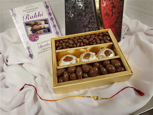 Rakhi Chocolate & Pecan Gift Box