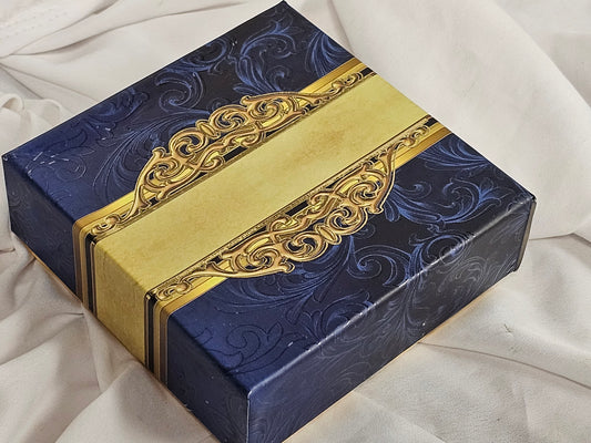 1/2lb Blue & Gold Mix Sweets Gift Box