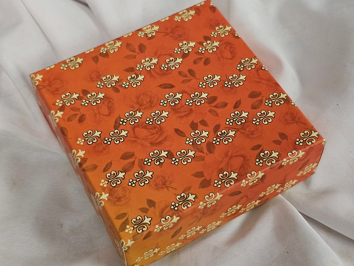 1/2 LB Orange & Gold Mix Sweets Gift Box