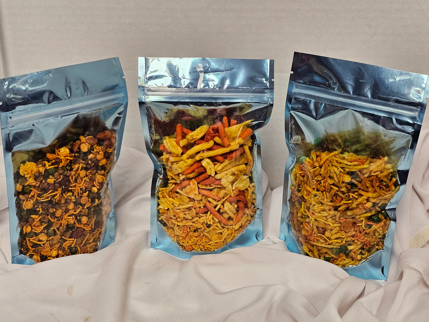 Events Light Blue Gold Pouch Packet - Spicy Mixes