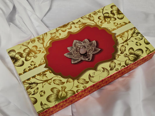 3lb Mix Sweets Diya Yellow Gift Box