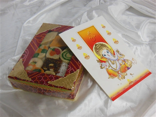 Diwali Special 1lb Mix Sweets Bandini Gift Box