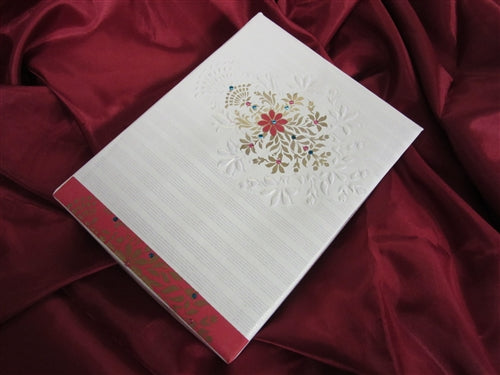 2LB Red and White Flower Gift Box