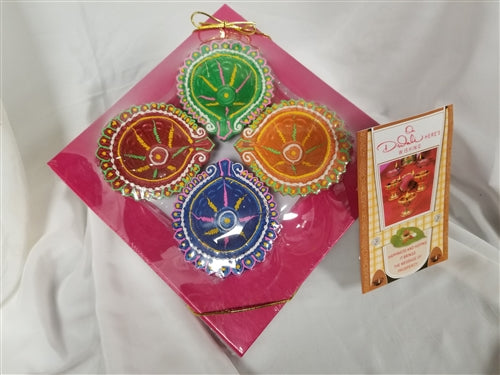 Diwali Special 2lb Mix Sweets Jewel Gift Box with Diya