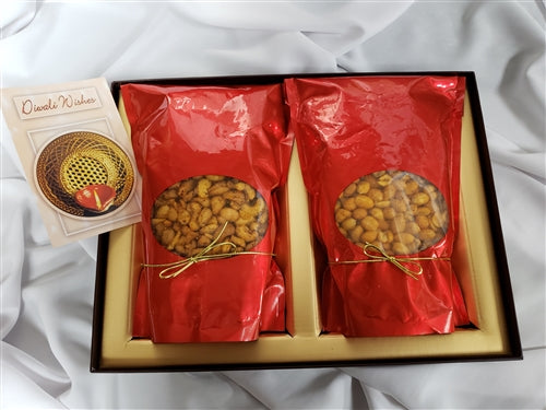 Diwali Special 2lb Masala Cashew & Peanuts Gift Box