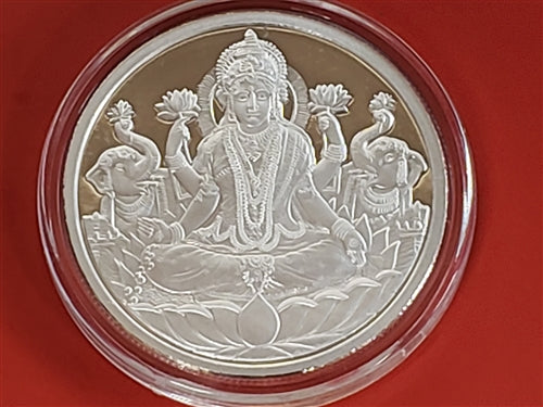 1 Oz Pure Silver 999 Coin - Laxmi