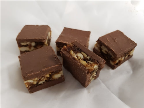 Chocolate Caramel Kaju Anjir Barfi