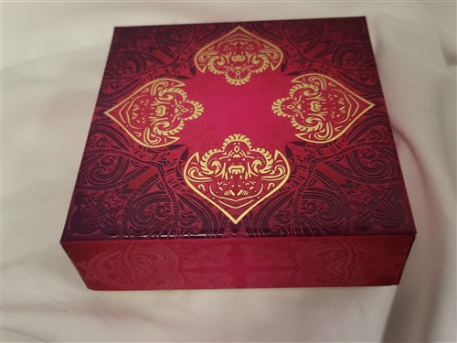 1/2LB Dark Pink & Gold Mix Sweets Gift Box