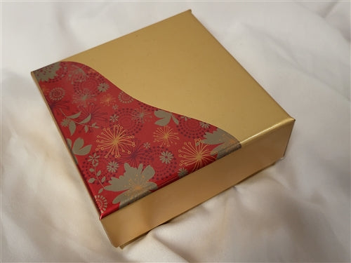 1/2LB Golden Red Leaves Mix Sweets Gift Box